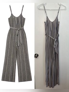 Dress Forum Los Angeles Striped Jumpsuit